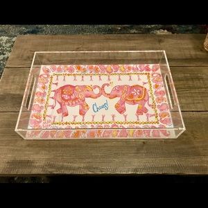 Lilly Pulitzer Serving Tray Get Trunked Up